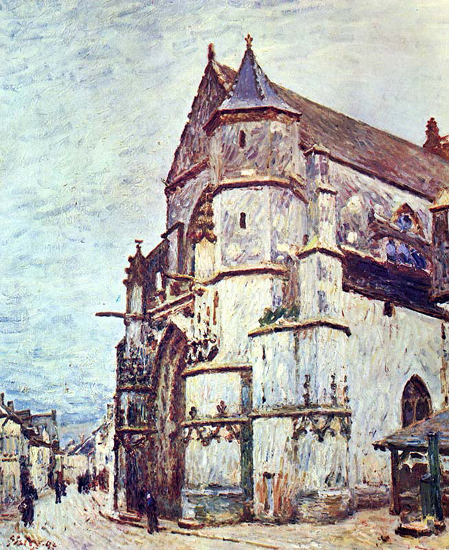 Church of Moret After the Rain
